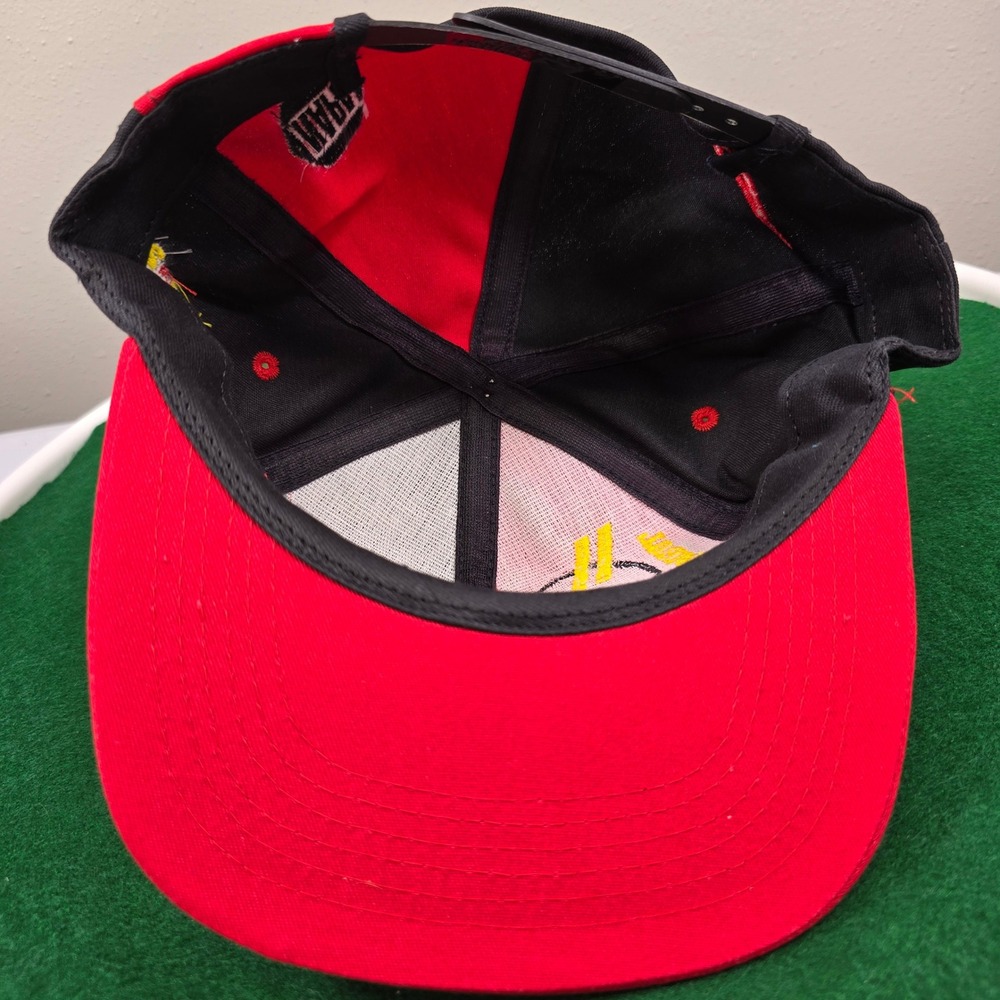VTG 1997 California 500 Inaugural Race Hat NAPA Red Black Snapback NASCAR Cap - Picture 6 of 6